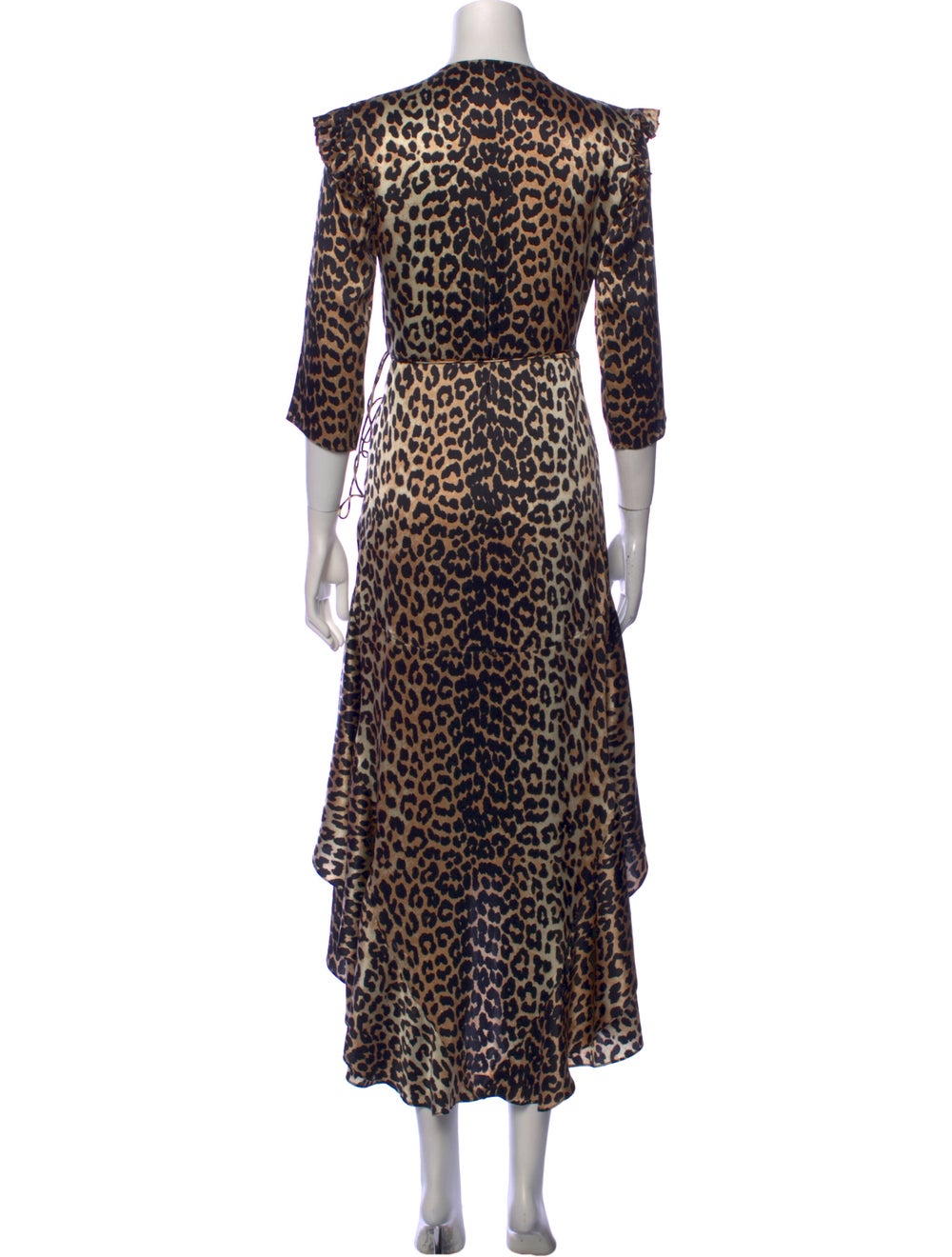 Ganni Animal Print Long Dress - image 3