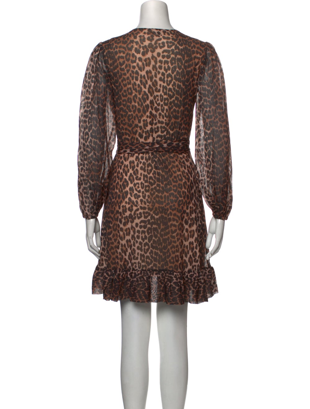 Ganni Animal Print Mini Dress - image 3