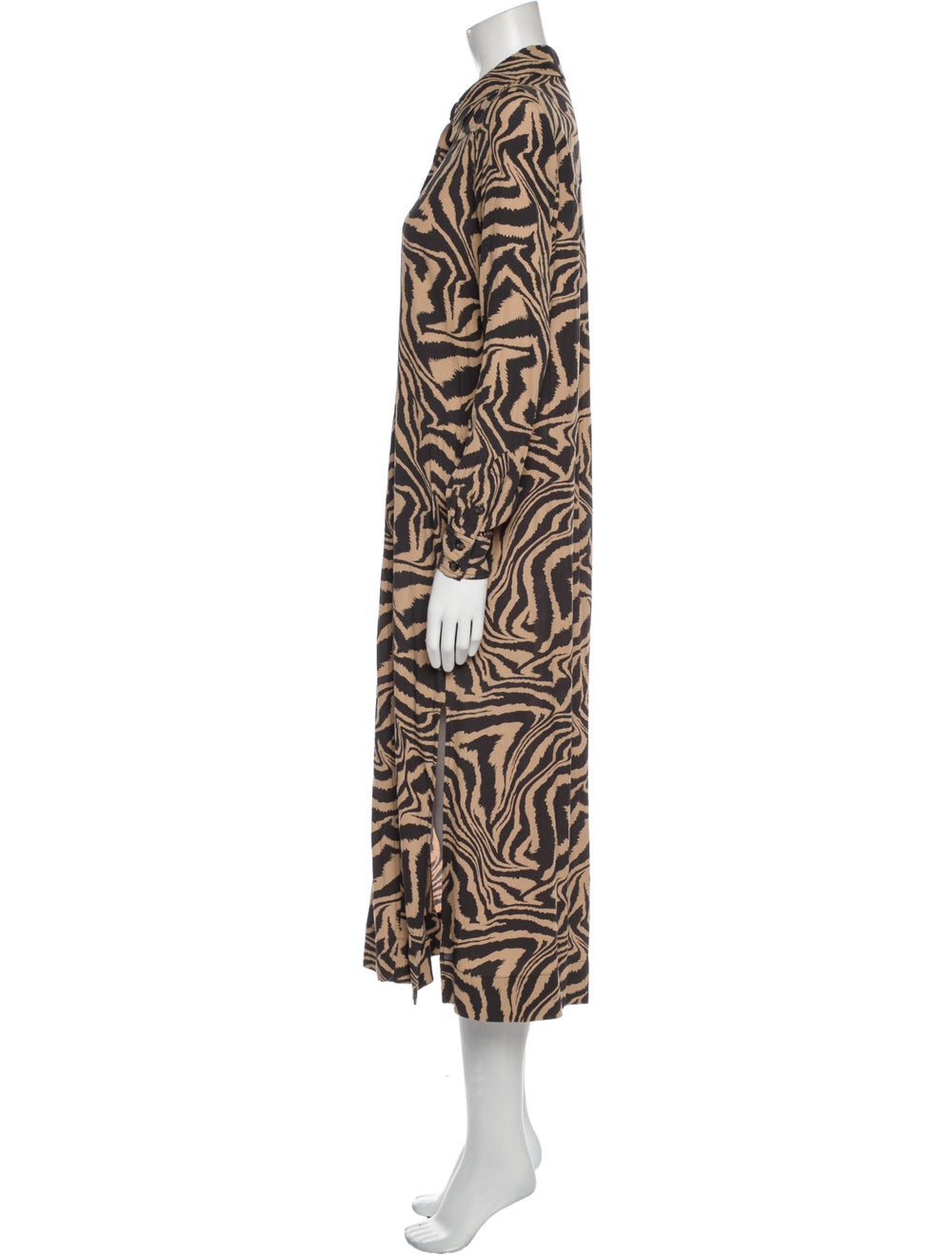 Ganni Animal Print Long Dress - image 2