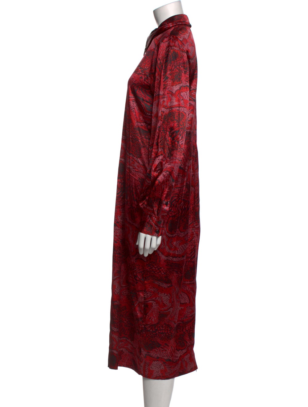 Ganni Silk Midi Length Dress - image 2