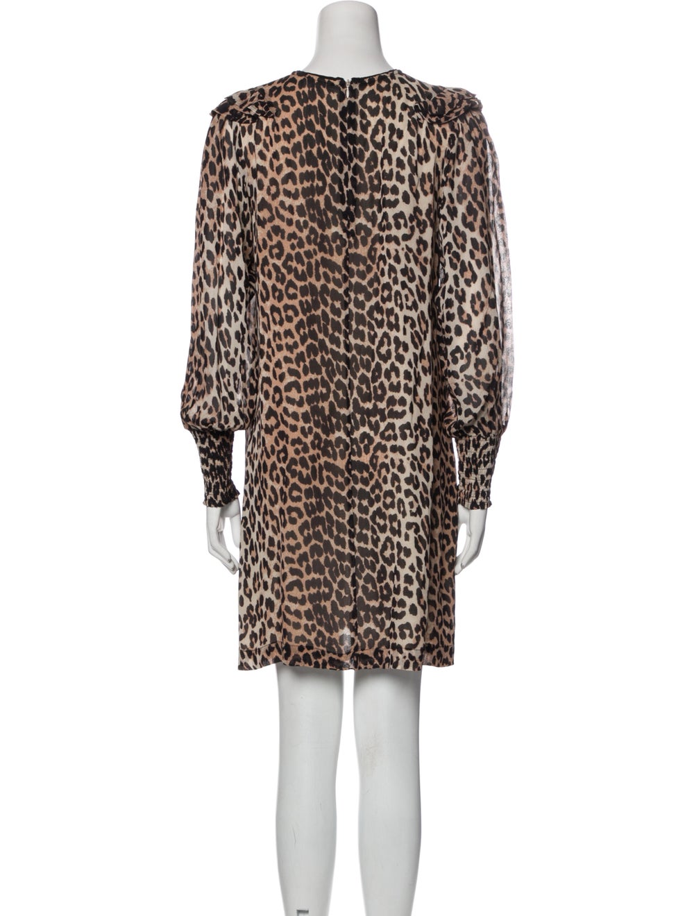 Ganni Animal Print Mini Dress - image 3