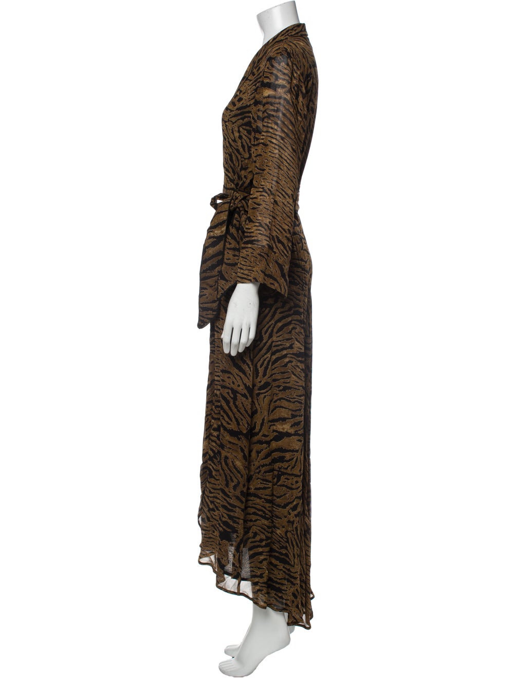 Ganni Animal Print Long Dress - image 2