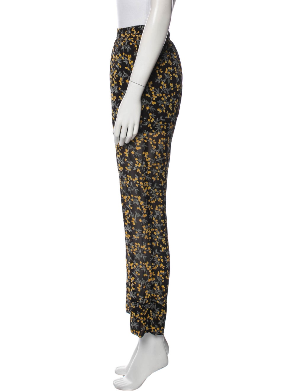 Ganni Floral Print Straight Leg Pants - image 2