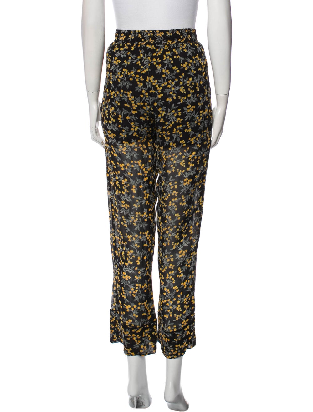 Ganni Floral Print Straight Leg Pants - image 3