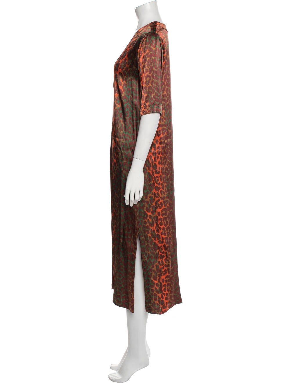 Ganni Animal Print Long Dress - image 2
