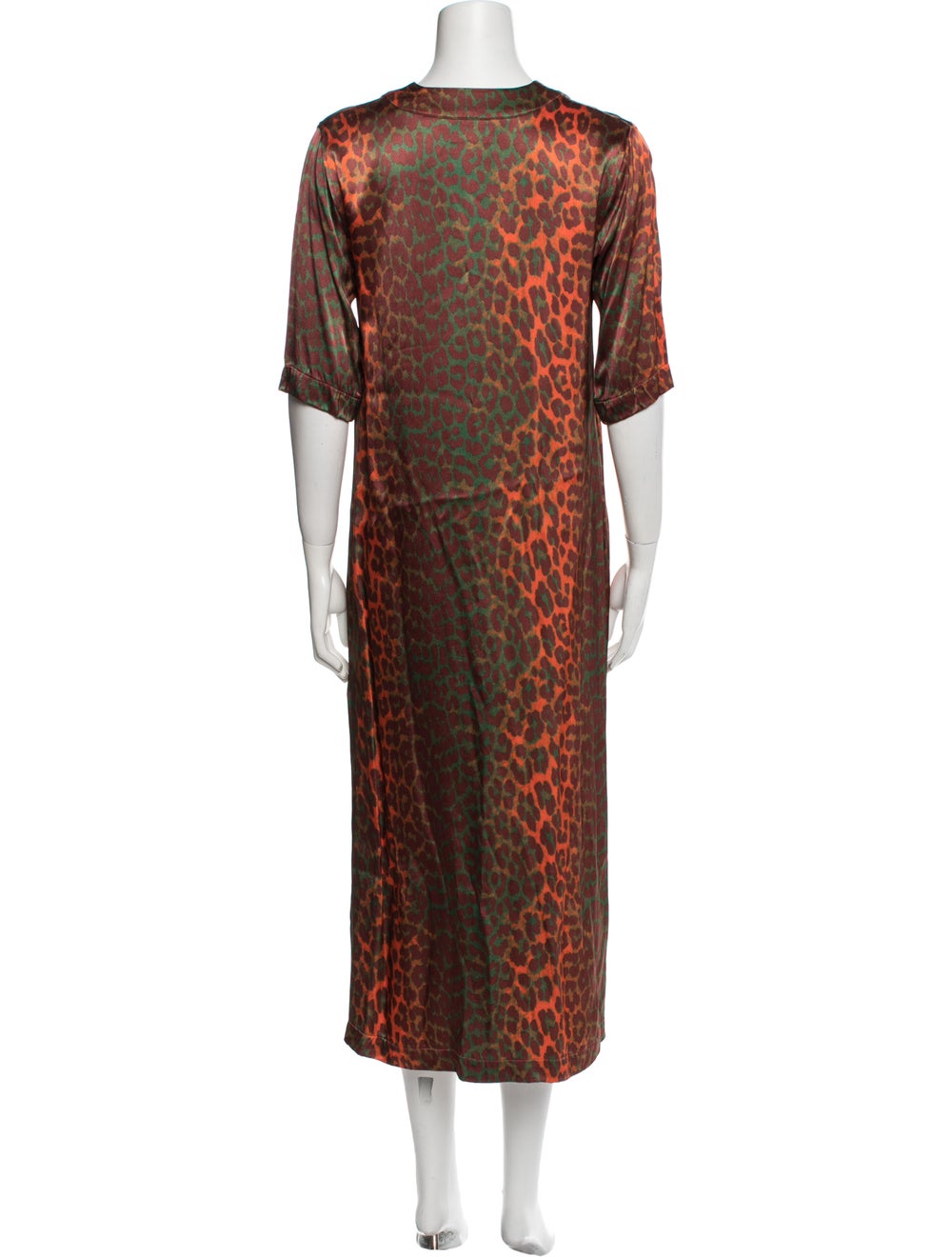 Ganni Animal Print Long Dress - image 3