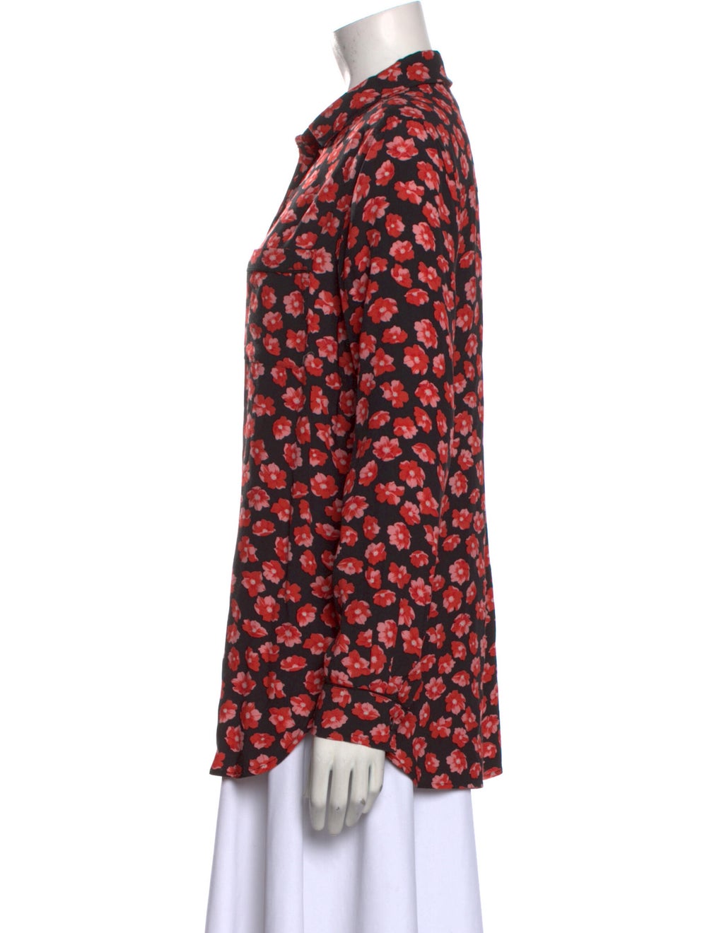 Ganni Printed Long Sleeve Blouse - image 2