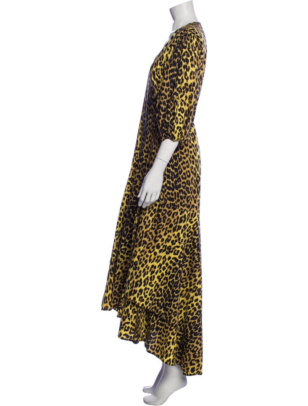 Ganni Animal Print Long Dress - image 2