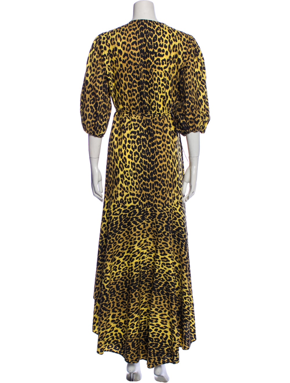 Ganni Animal Print Long Dress - image 3
