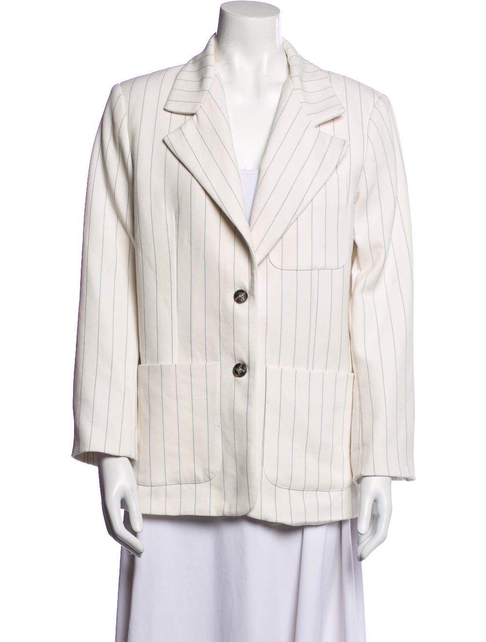 Ganni Striped Blazer - image 1