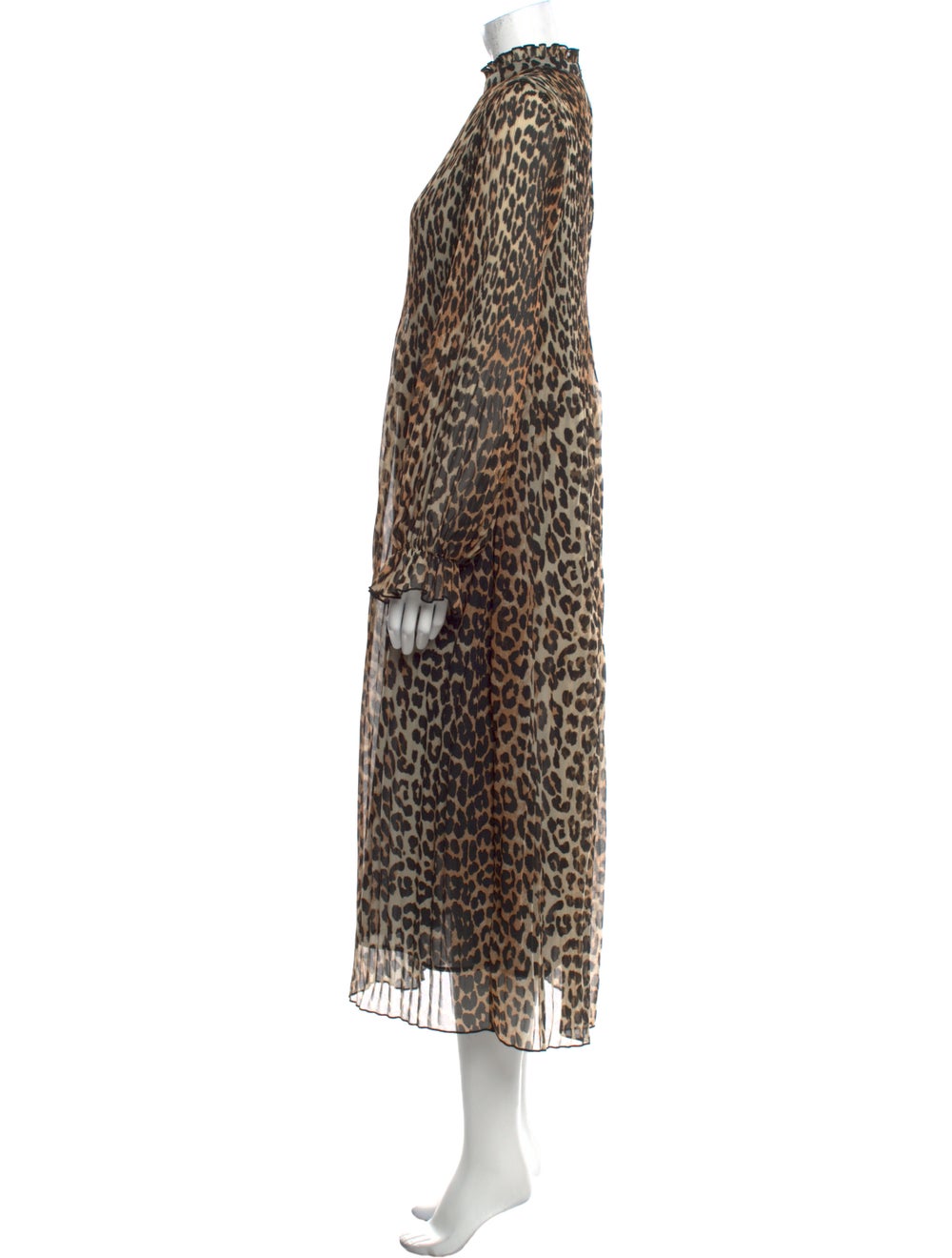 Ganni Animal Print Long Dress - image 2