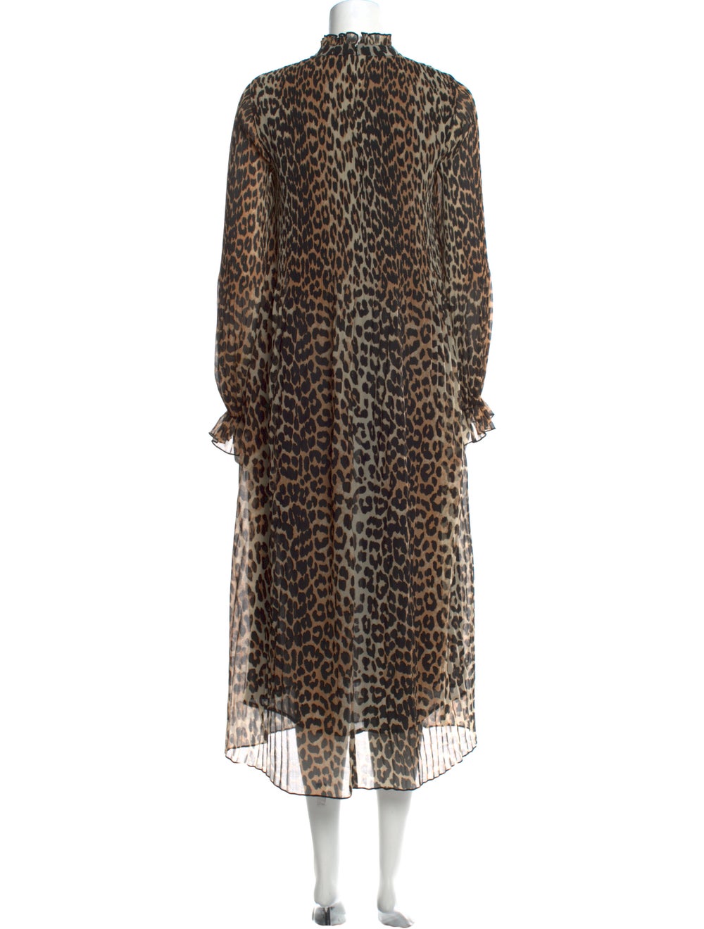 Ganni Animal Print Long Dress - image 3