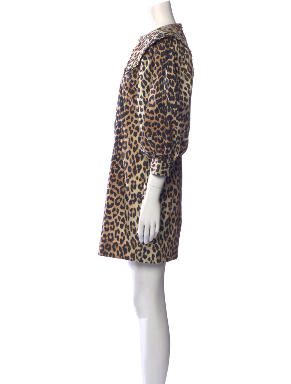 Ganni Animal Print Mini Dress - image 2