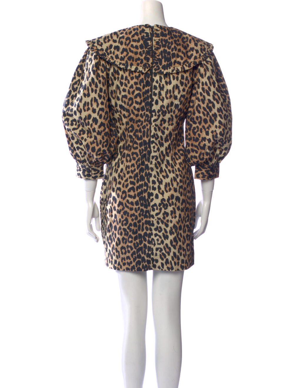 Ganni Animal Print Mini Dress - image 3