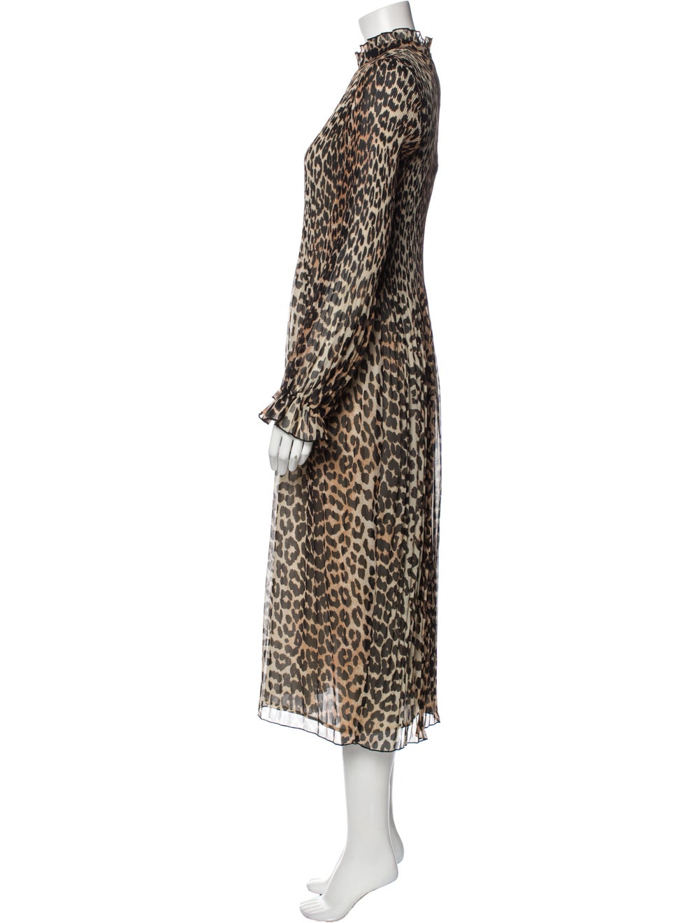 Ganni Animal Print Long Dress - image 2