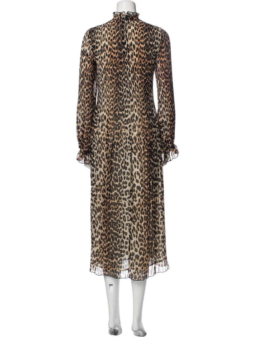 Ganni Animal Print Long Dress - image 3