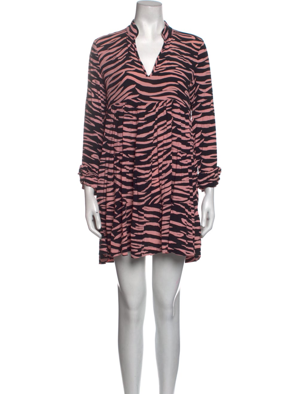 Ganni Printed Mini Dress - image 1