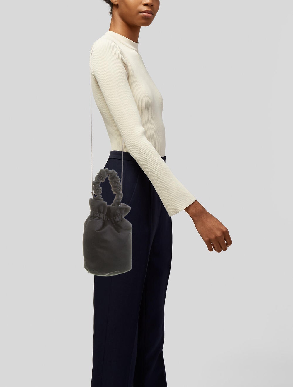 Ganni Satin Bucket Bag - image 2