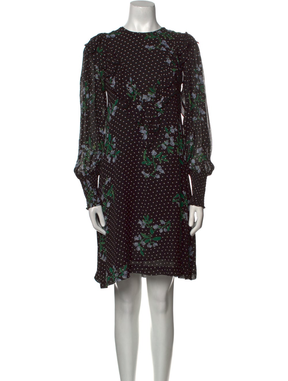 Ganni Printed Mini Dress - image 1