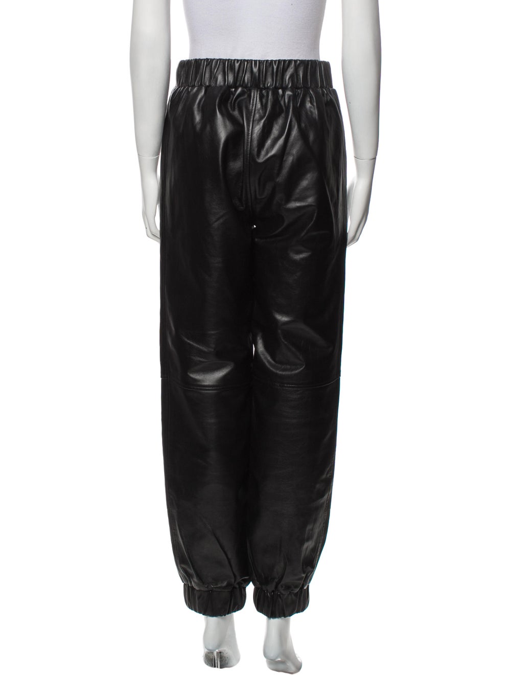 Ganni Lamb Leather Straight Leg Pants - image 3