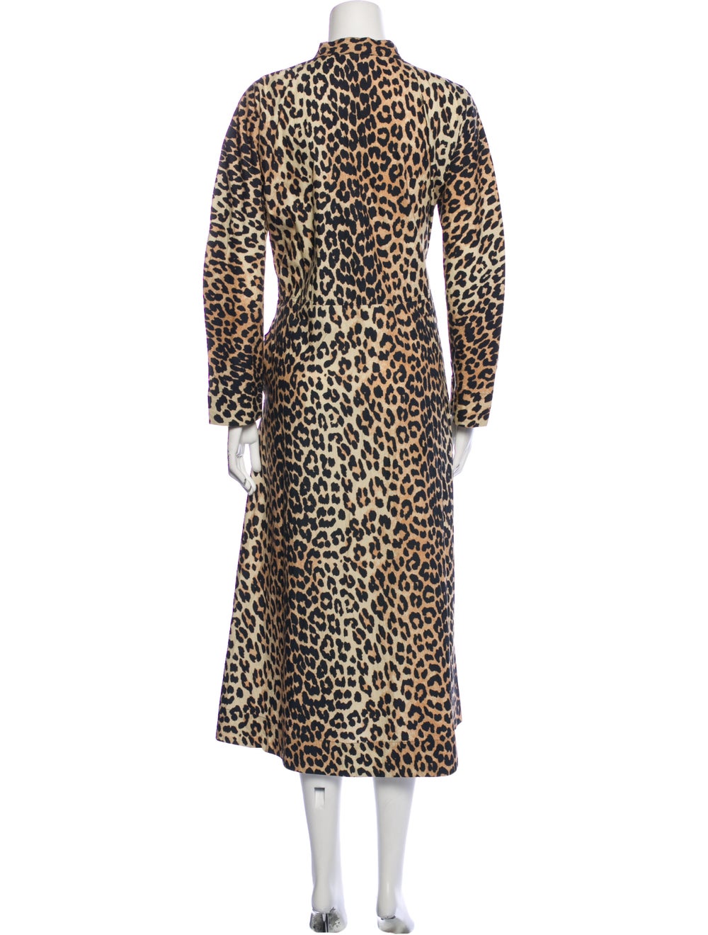 Ganni Animal Print Long Dress - image 3