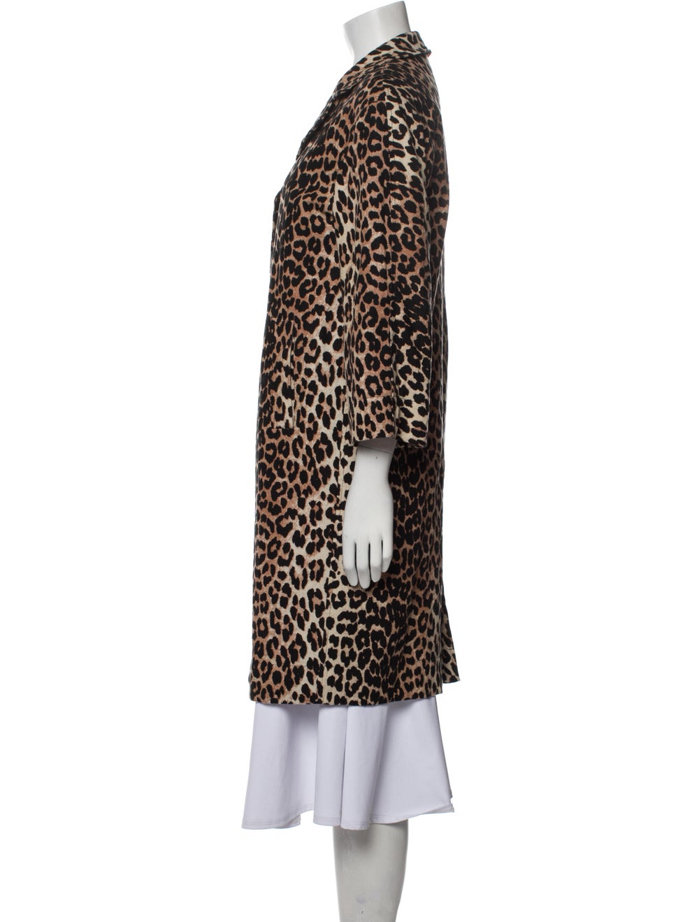 Ganni Animal Print Peacoat - image 2