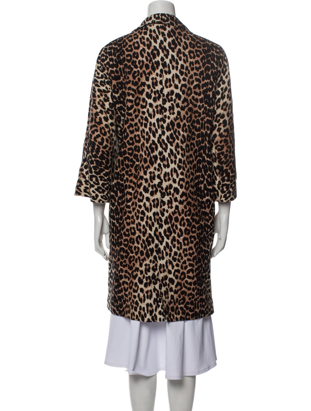 Ganni Animal Print Peacoat - image 3