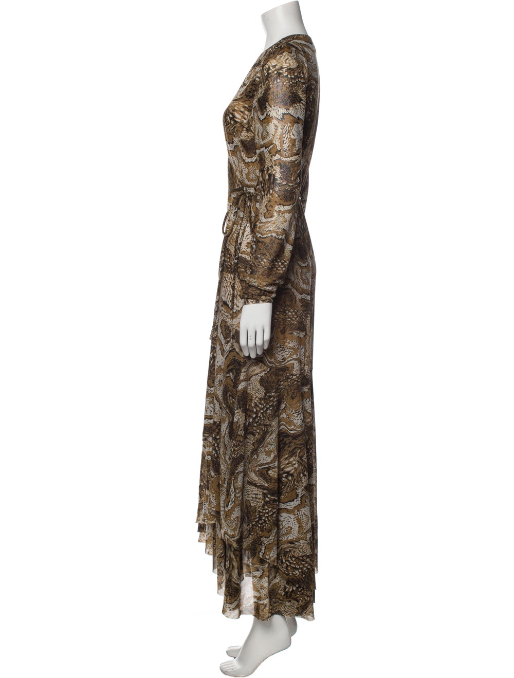 Ganni Animal Print Long Dress - image 2