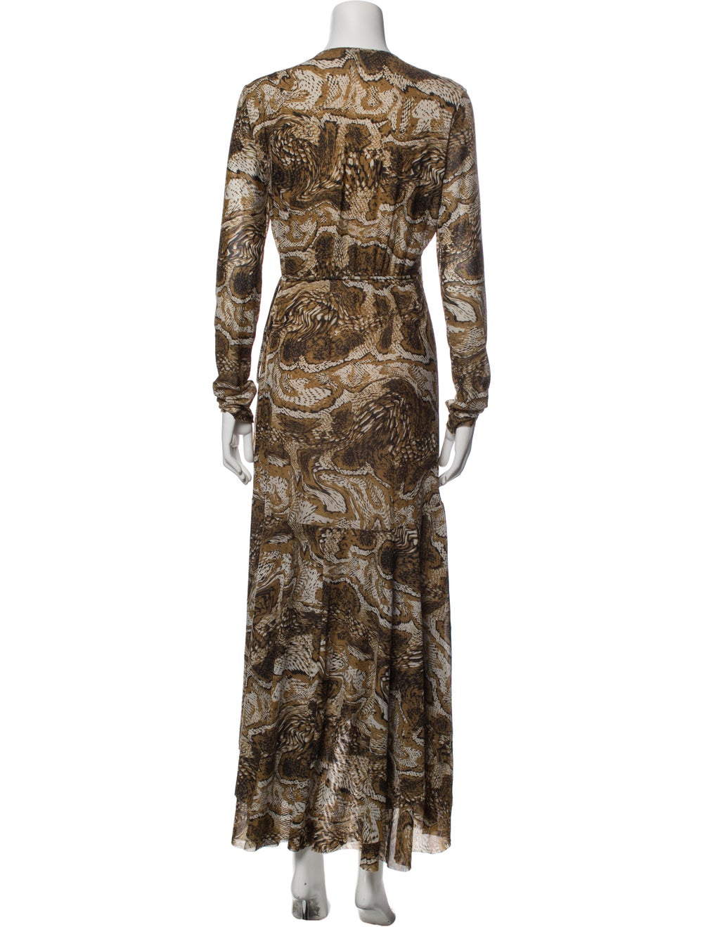Ganni Animal Print Long Dress - image 3