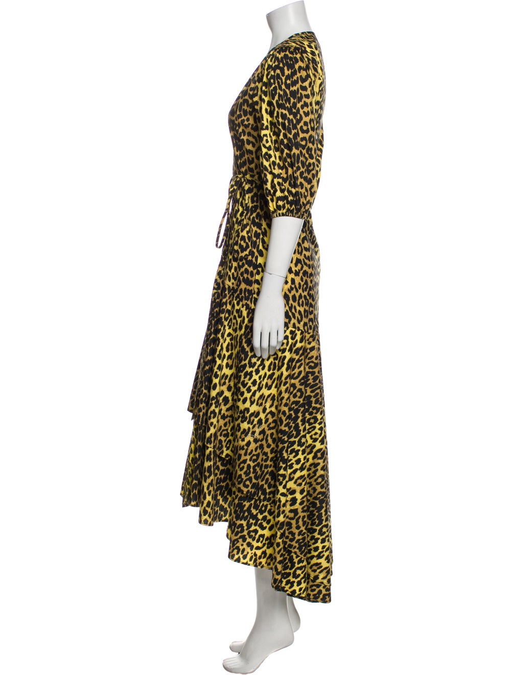 Ganni Animal Print Long Dress - image 2