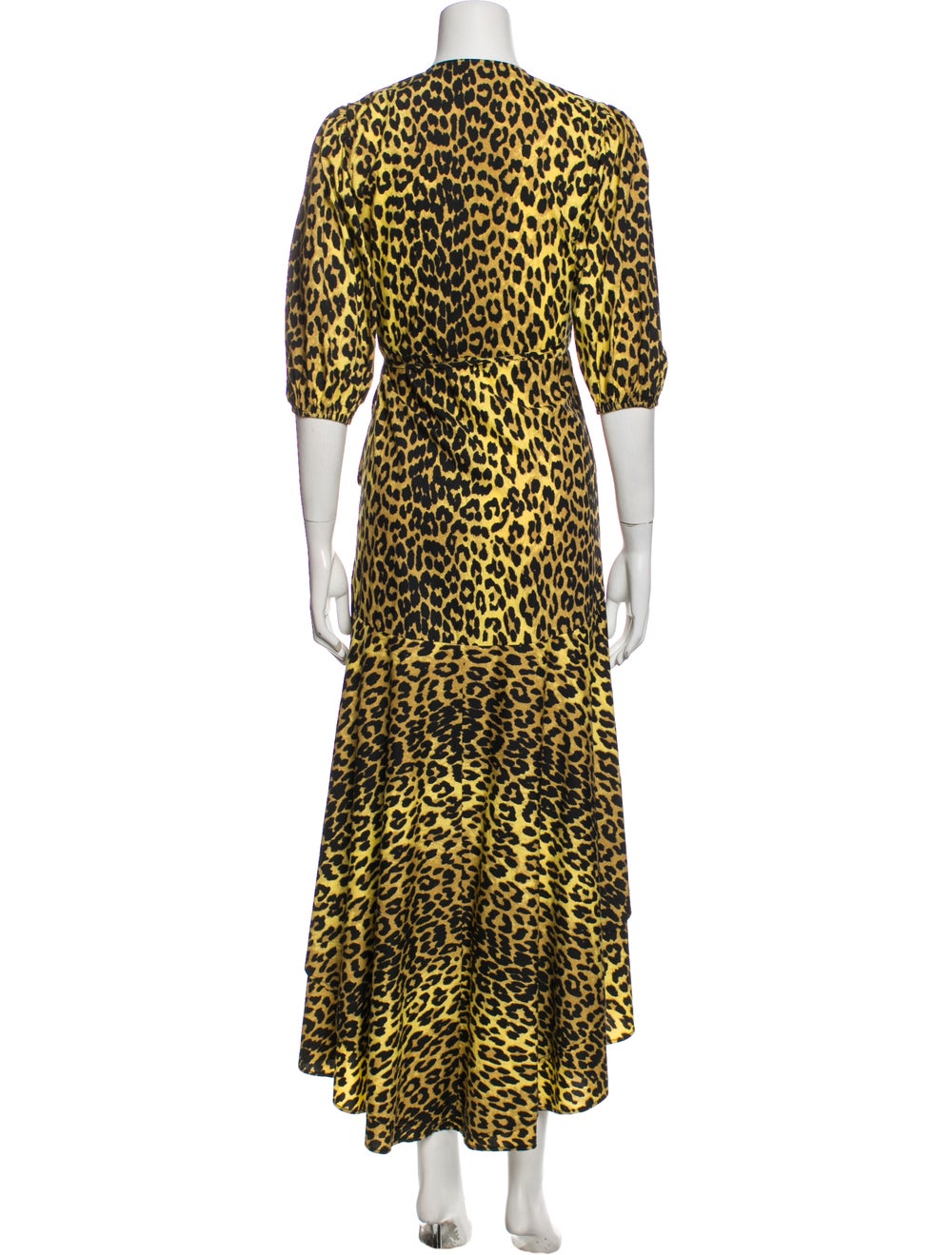 Ganni Animal Print Long Dress - image 3