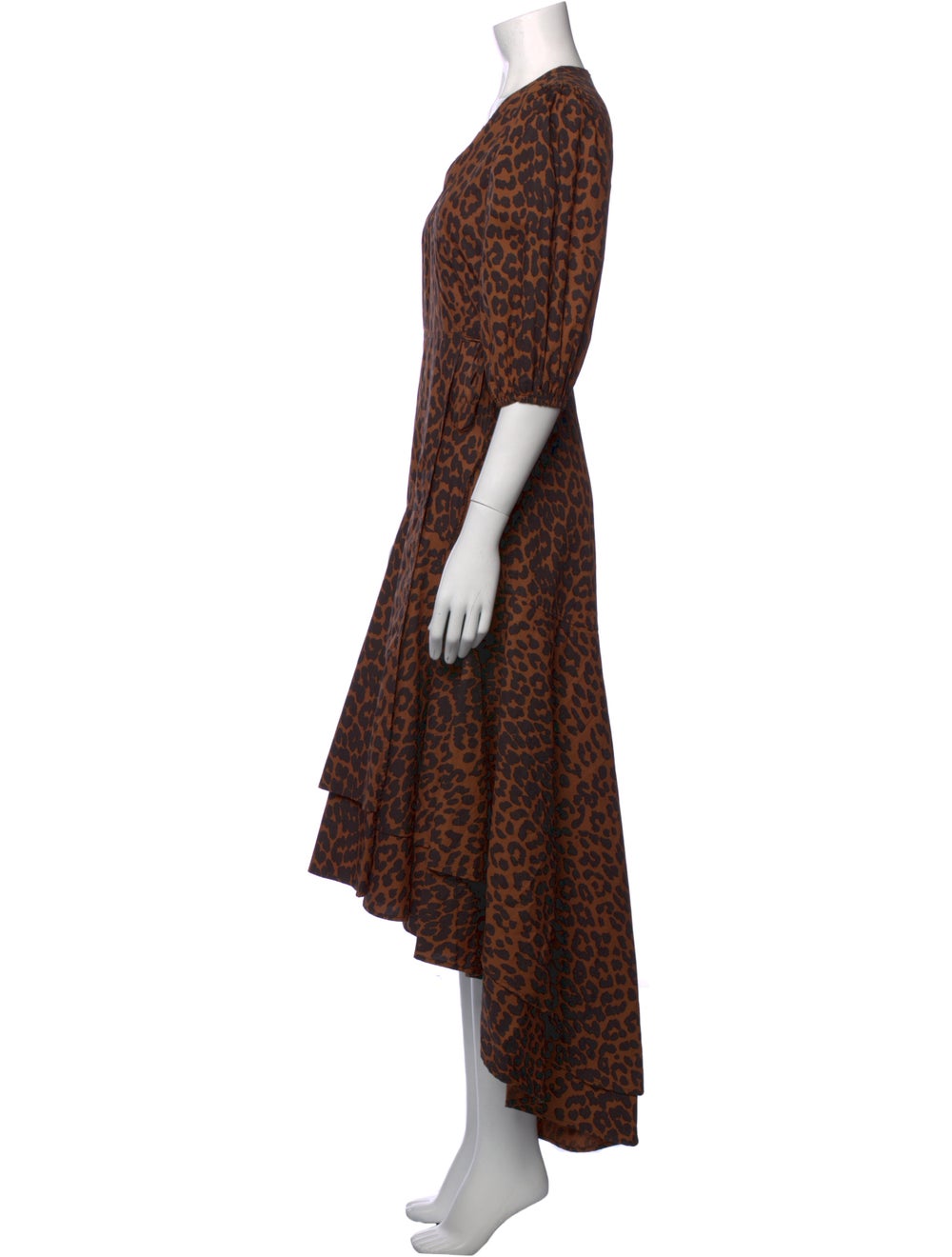 Ganni Animal Print Long Dress - image 2