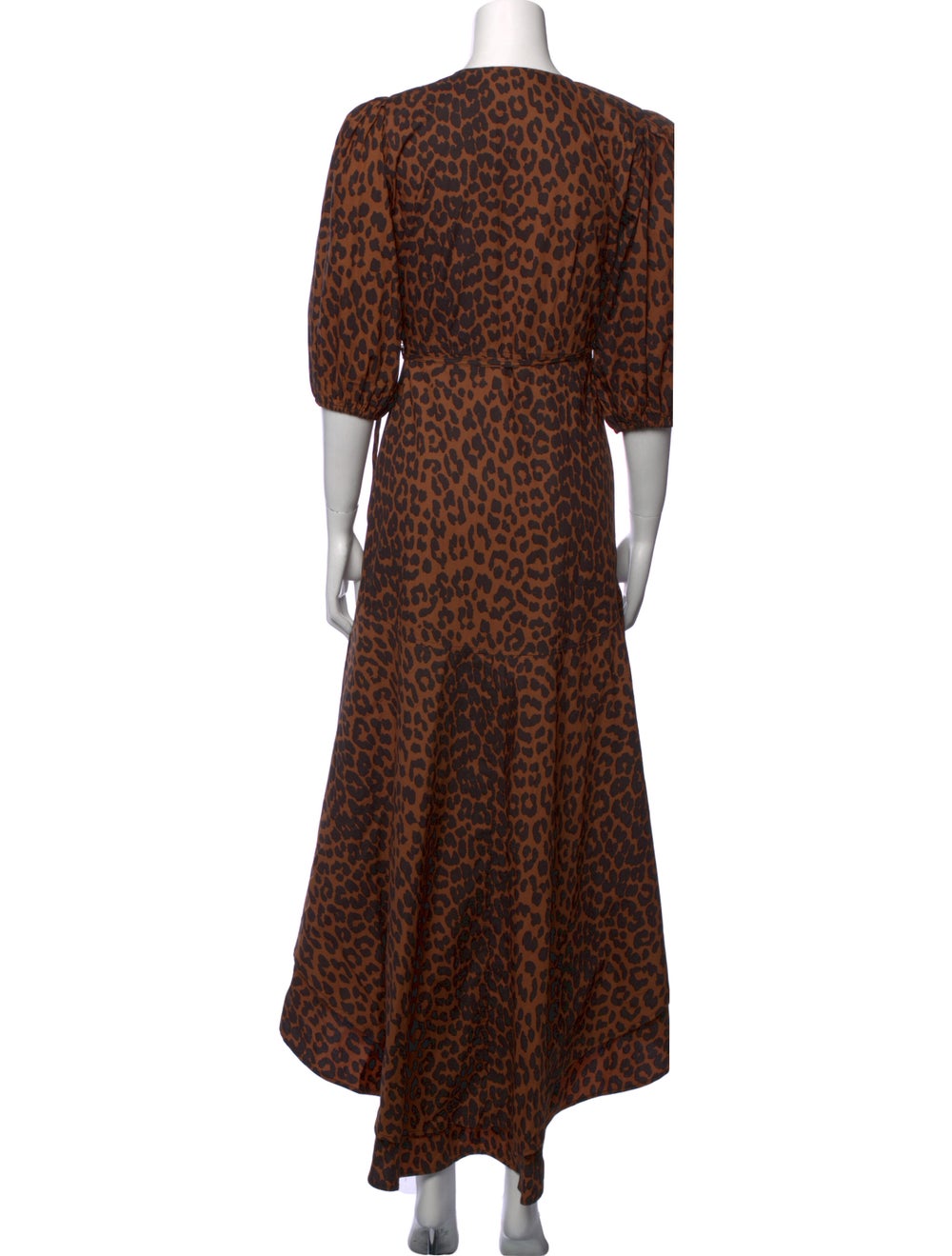 Ganni Animal Print Long Dress - image 3