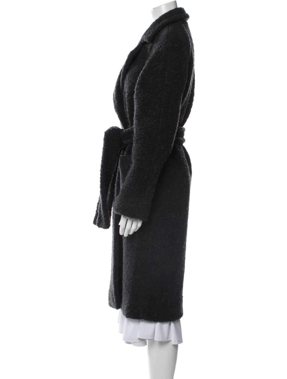 Ganni Wool Faux Fur Coat - image 2