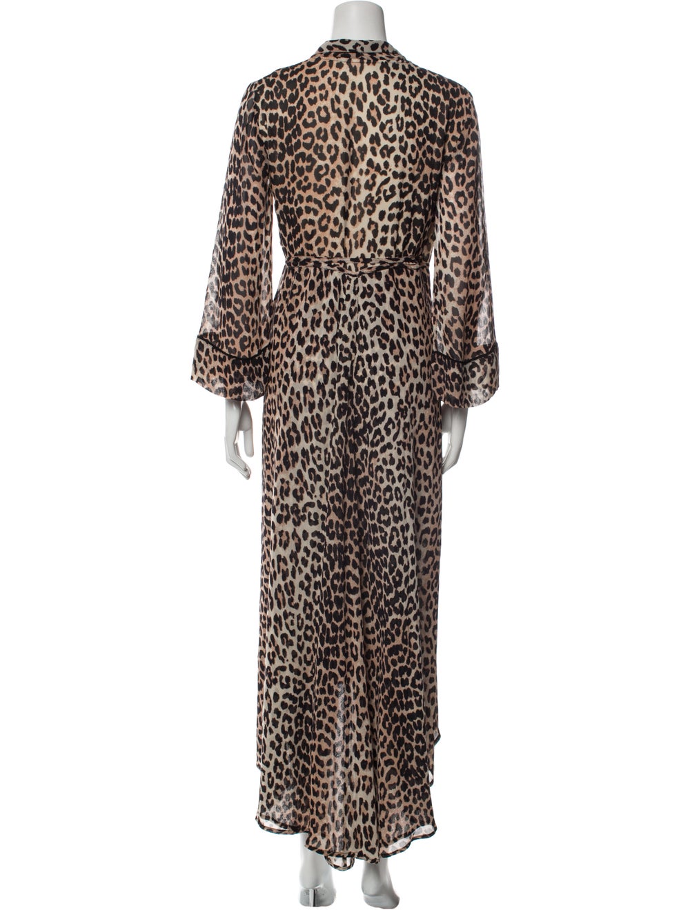 Ganni Animal Print Long Dress - image 3