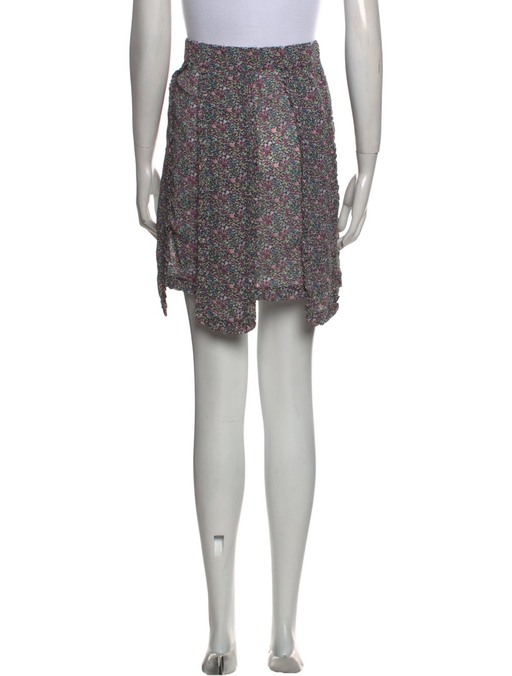 Ganni Floral Print Mini Skirt - image 3