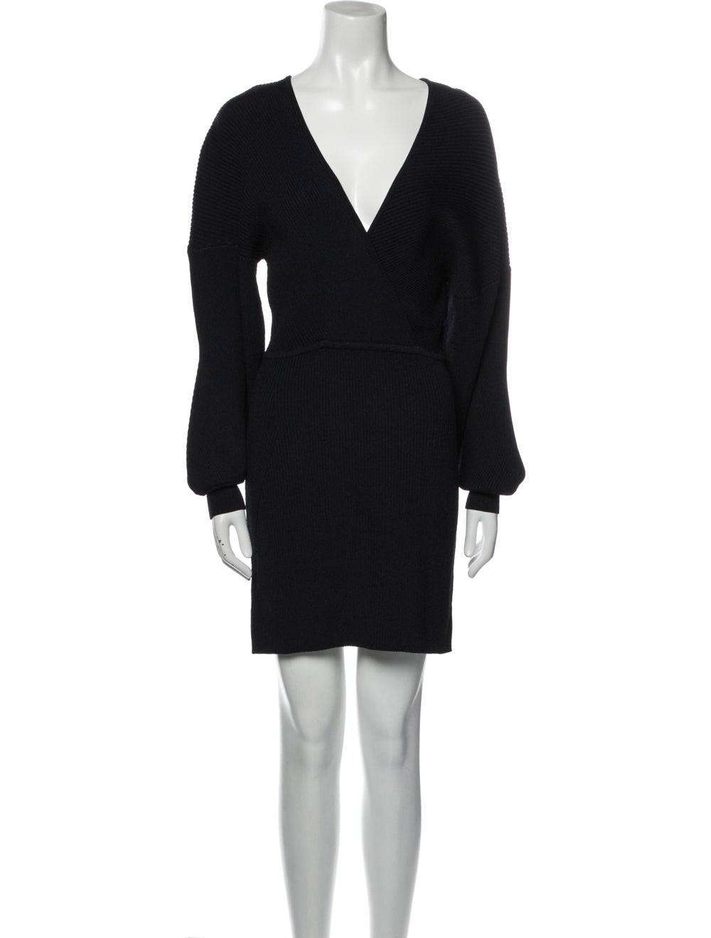 Ganni V-Neck Mini Dress - image 1