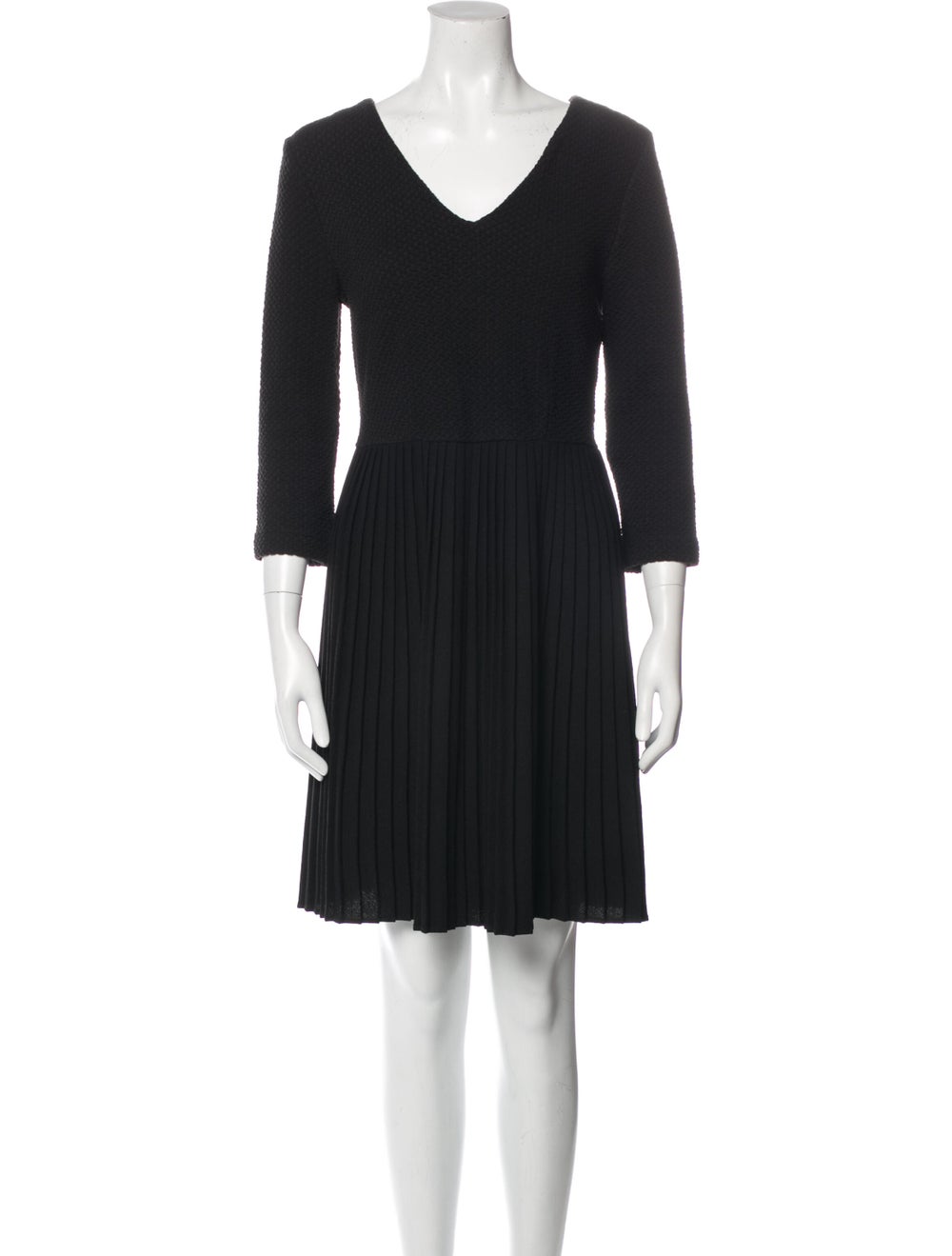 Ganni V-Neck Mini Dress - image 1