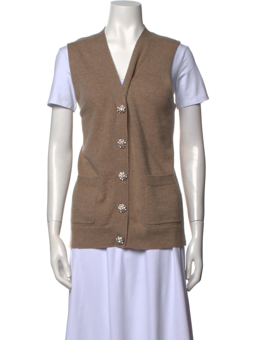 Ganni V-Neck Sweater - image 1