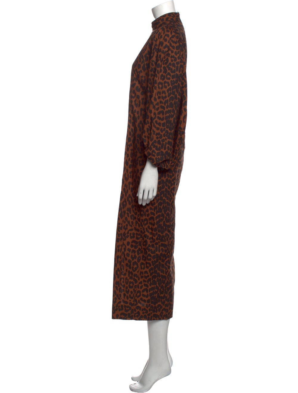 Ganni Animal Print Long Dress - image 2