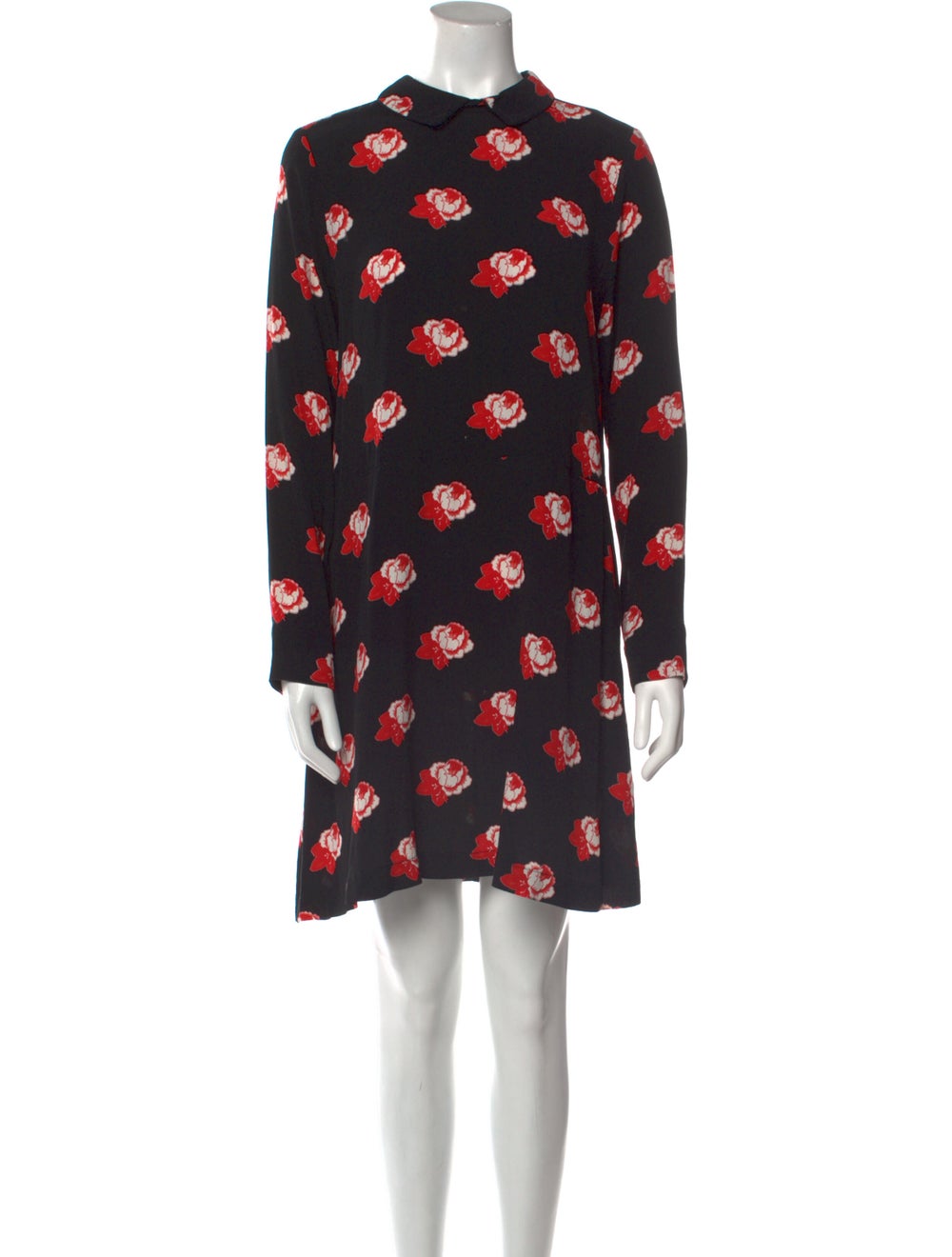 Ganni Floral Print Mini Dress - image 1