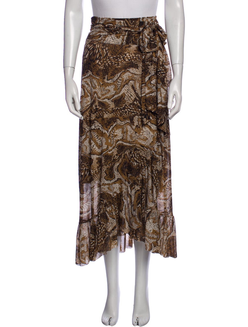 Ganni Printed Long Skirt - image 1