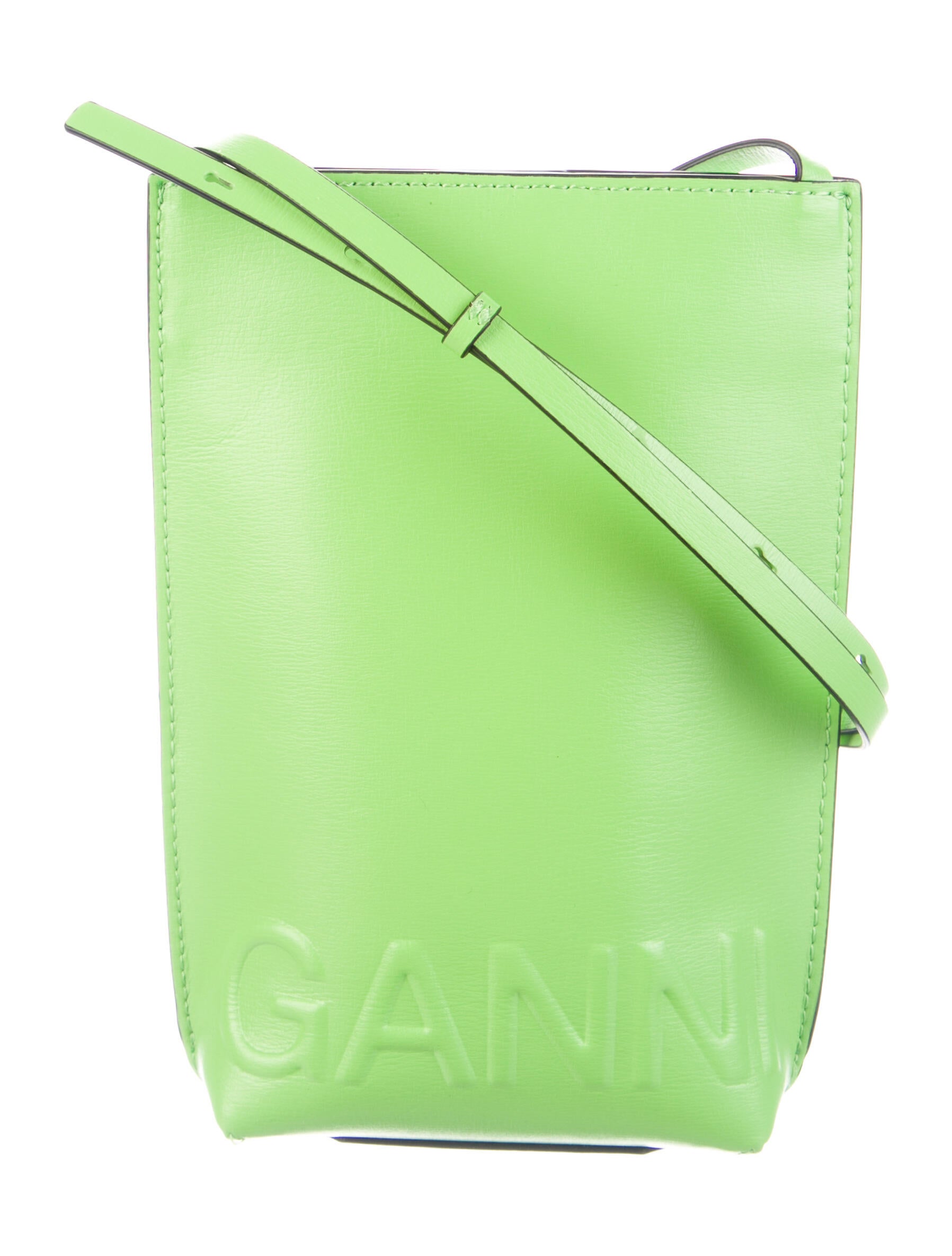 Ganni Banner Logo Crossbody Bag