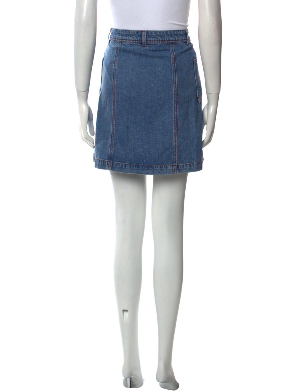 Ganni Ruffle Embellishment Mini Skirt - image 3