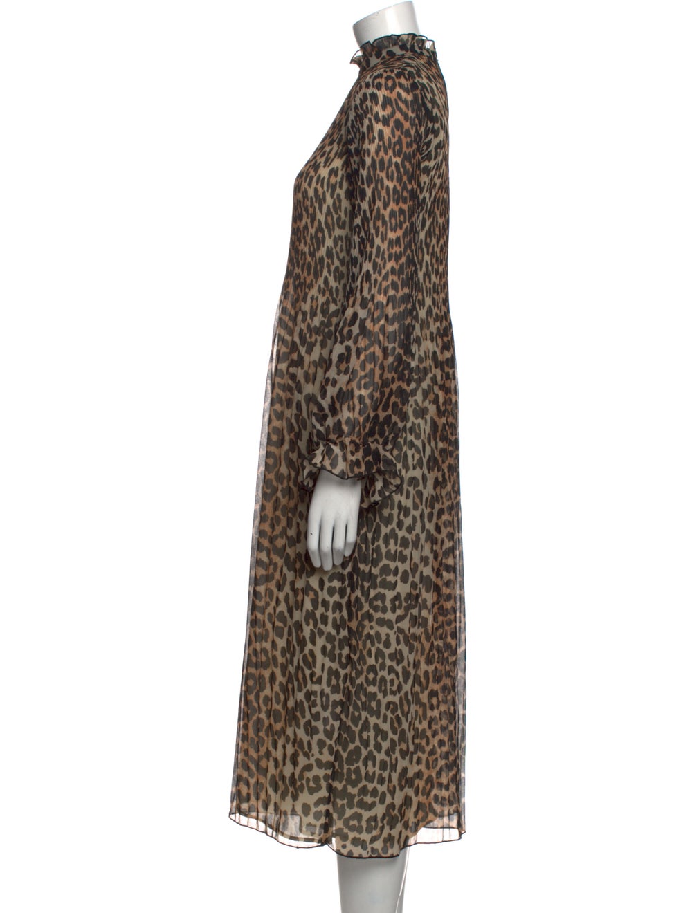 Ganni Animal Print Long Dress - image 2