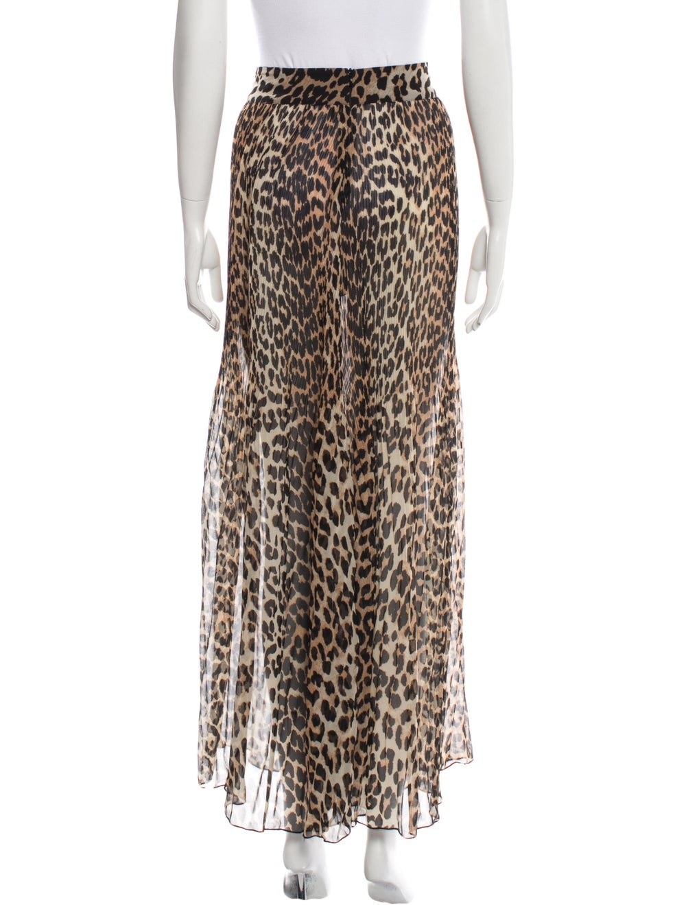 Ganni Animal Print Long Skirt - image 3