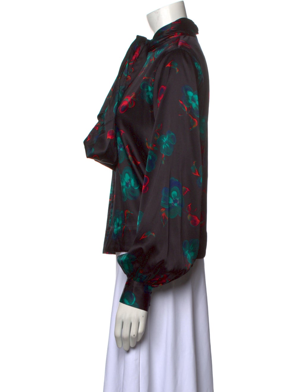 Ganni Silk Printed Blouse - image 2