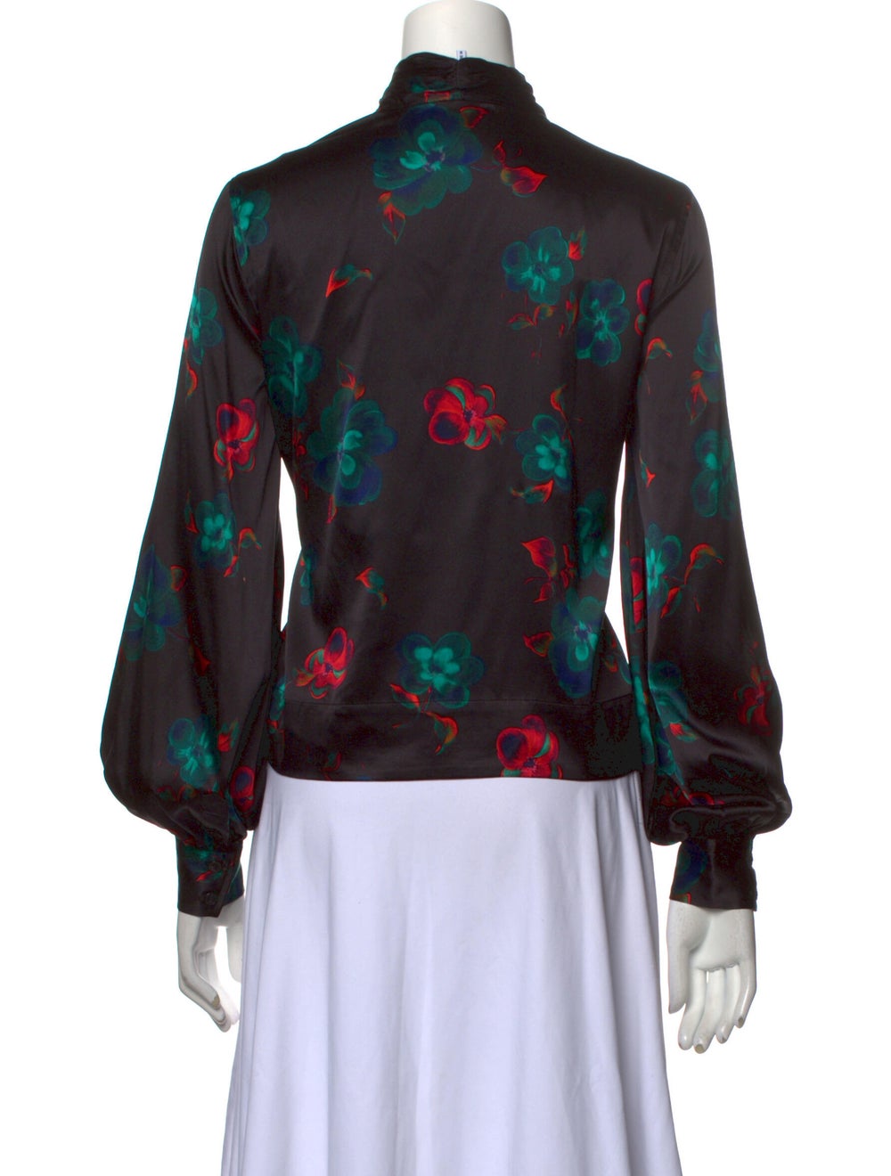 Ganni Silk Printed Blouse - image 3