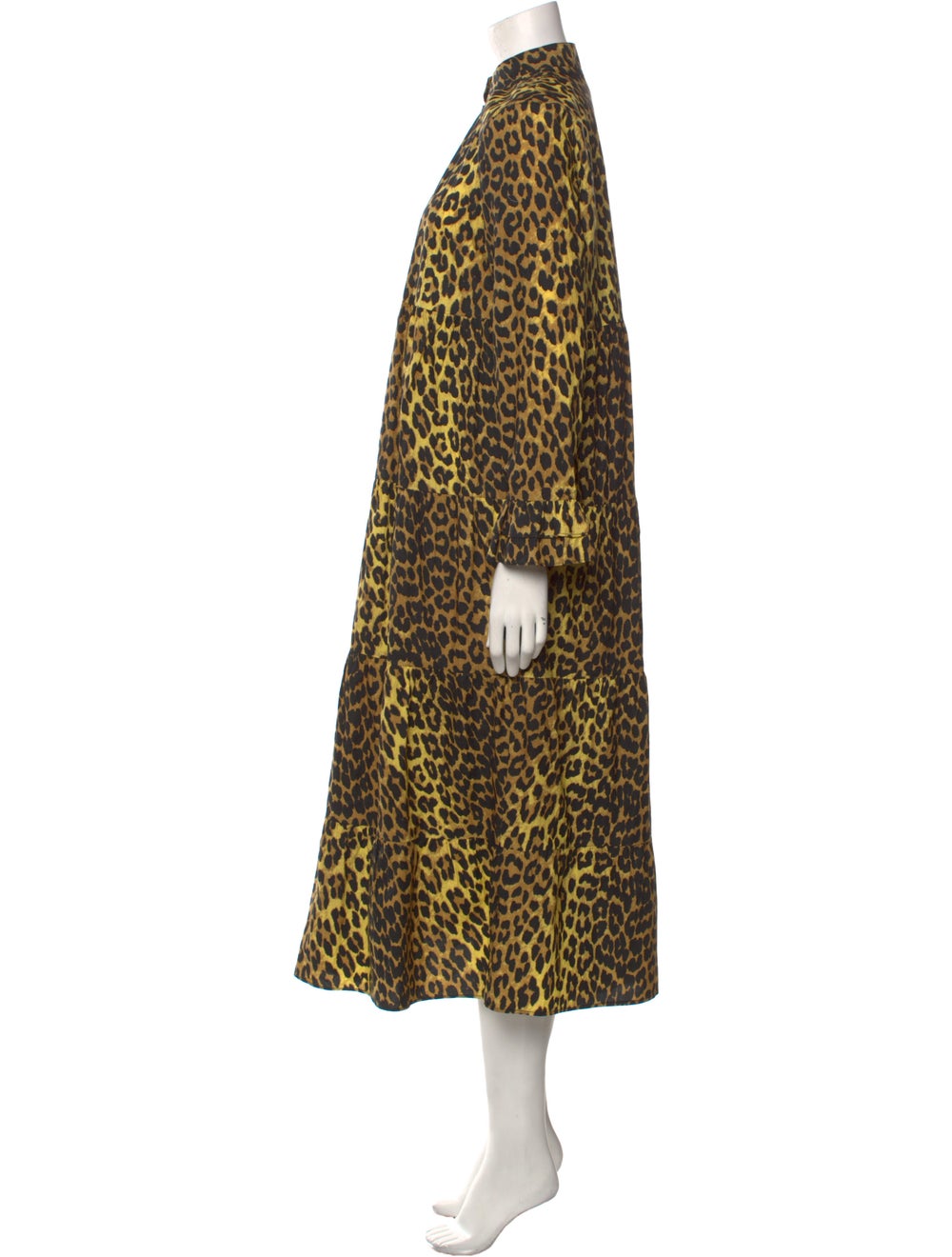 Ganni Animal Print Long Dress - image 2