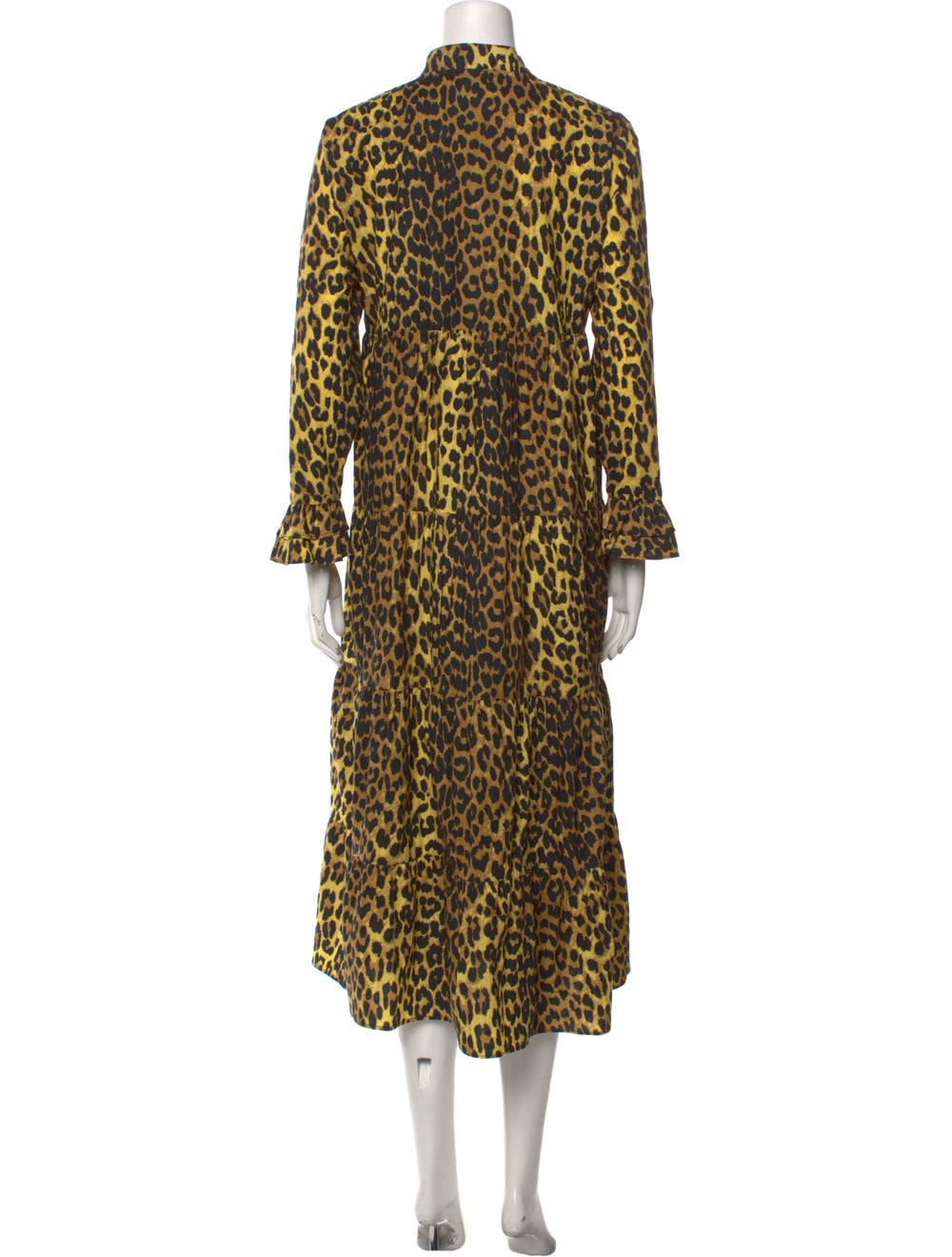 Ganni Animal Print Long Dress - image 3